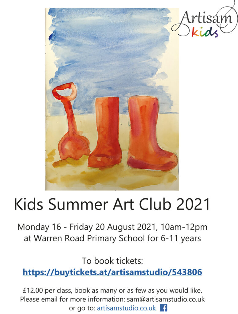 Kids Summer Art Club 2021