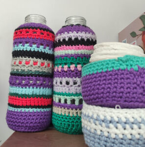 Freeform crochet covers