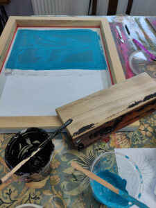 screen print and ink